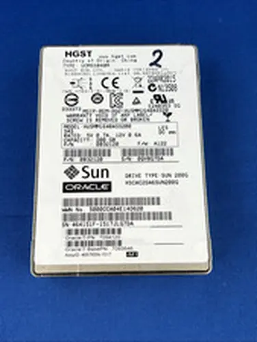 Oracle Sun HGST 200GB 12Gb/s SAS 2.5 SSD HUSM1640ASS200 7094120 100%