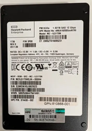 Samsung PM1633a 1.92TB 2.5" SAS 12G SSD MZ-ILS1T9N 512-Byte 90% Health