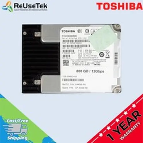 Toshiba PX04SVQ080B 800GB 2.5" SAS 12Gb/s Enterprise Server SSD SDFAE72NHB01