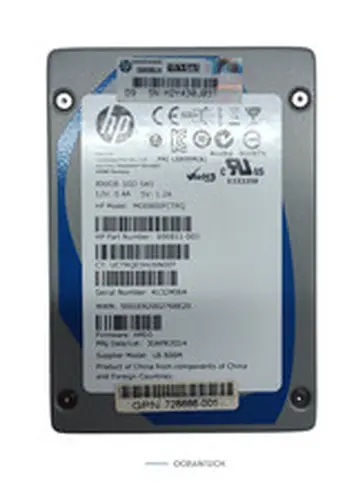HPE 800GB 6G SAS SFF 2.5" Enterprise EM SSD 691027-001 690811-003 MO0800FCTRQ