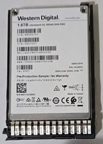 1.6TB HPE EO001600JWUGE-SC 2.5in DS SAS-12G Write Intensive G9 G10 SSD ES