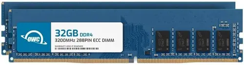 OWC 64GB (2x32GB) DDR4 3200 PC4-25600 CL22 2Rx8 288-pin 1.2V ECC Unbuffered UDIMM Memory RAM Module Upgrade Kit Compatible with Dell EMC PowerEdge Rack Server R250 R350