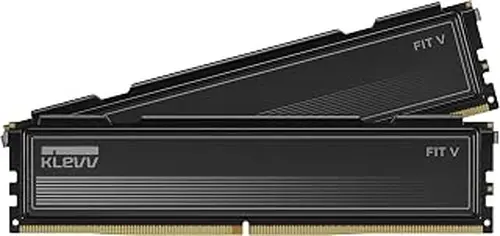 KLEVV FIT V DDR5 32GB (2x16GB) 5600MHz CL30 SK Hynix A-Die 1.25V Gaming Desktop Ram Memory XMP 3.0 / AMD Expo Ready - Black (KD5AGU880-56K300L)