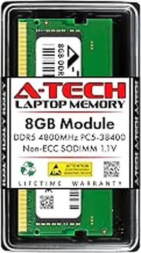 A-Tech 8GB RAM Replacement for Samsung M425R1GB4BB0-CQK | DDR5 4800 MHz PC5-38400 1.1V SODIMM 262-Pin Non-ECC Memory Module
