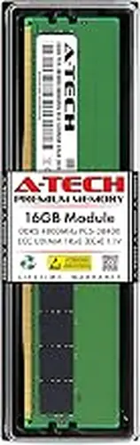 A-Tech 16GB RAM Replacement for Micron MTC10C1084S1EC48BA1 | DDR5 4800MHz PC5-38400E EC4 UDIMM 1Rx8 1.1V 288-Pin ECC Unbuffered Server Memory Module (MTC10C1084S1EC48BA1-ATC)