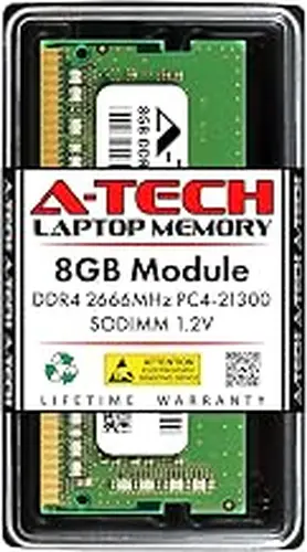 A-Tech 8GB RAM for Dell OptiPlex 7070, 7060, 5070, 5060, 3070, 3060 Micro Desktops | DDR4 2666 MHz SODIMM PC4-21300 Memory Upgrade