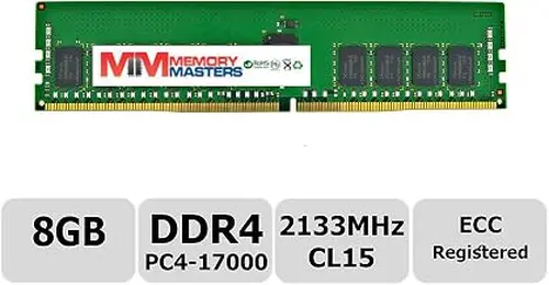 Hynix 8GB DDR4 2133MHz PC4-17000 Registered ECC 1.2V CL15 1Rx4 Single Rank 288 Pin RDIMM Server Memory RAM Module Upgrade (8GB)