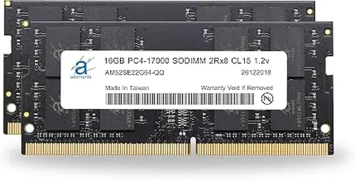 Adamanta 32GB (2x16GB) Compatible for Lenovo ThinkPad P51 Laptop DDR4 2133MHz PC4-17000 SODIMM 2Rx8 CL15 1.2v Notebook Memory Module Upgrade RAM