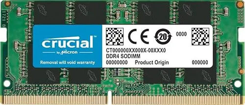 Crucial 8GB Single DDR4 2133 MT/s (PC4-17000) SODIMM 260-Pin Memory - CT8G4SFD8213