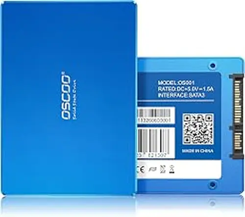512GB 2.5" SATA III SSD, 284TBW Endurance, 3D TLC NAND, Up to 560MB/s