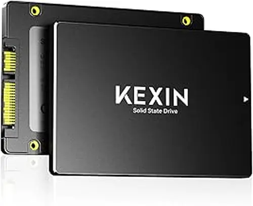 KEXIN SSD 2TB Internal SSD 2.5" SATA III Internal Solid State Drive 2T up to 500MB/s SATA 3.0 Internal Drive 3D NAND Flash Internal SSD for Laptop PC Storage and Upgrade