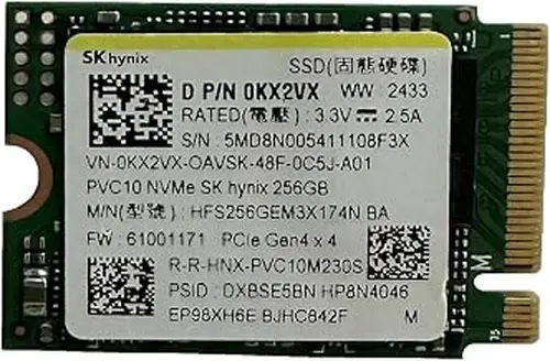 OEM Hyn PVC10 256GB M.2 PCI-e GEN 4X4 NVME SSD Internal Solid State Drive 30mm 2230 Form Factor M Key Steam Deck