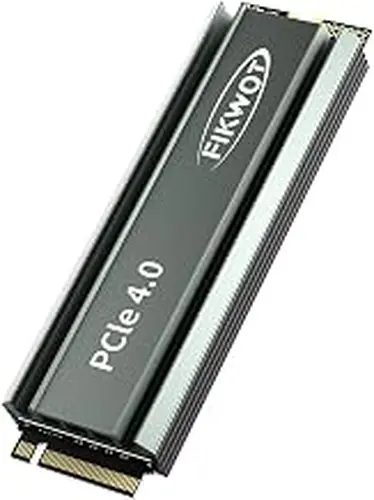 Fikwot FN960 1TB M.2 NVMe SSD PCIe Gen4 x4 2280 Internal Solid State Drive with Heatsink, Up to 5,000MB/s, Dynamic SLC Cache, Compatible with PS5 Internal SSD