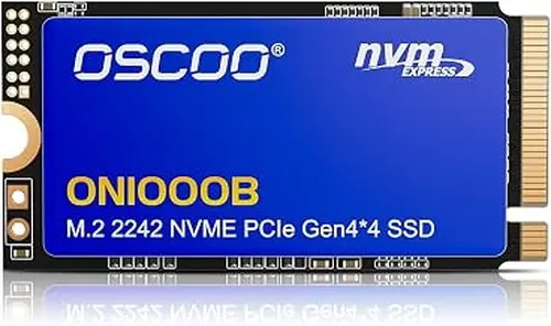 1TB M.2 2242 NVMe SSD, PCIe Gen4, Up to 5200MB/s Graphene Heatsink