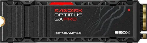 Sandisk Optimus GX PRO 850X 1TB NVMe SSD with Heatsink, PCIe 4.0, M.2 2280