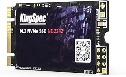 KingSpec 512GB M.2 2242 NVMe SSD, PCIe 3.0 x 2, for Laptop/Mini PC Upgrade