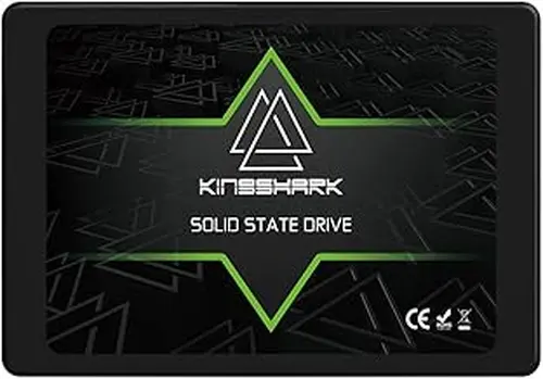 Kingshark Gamer SSD 64GB SATA3 2.5" Internal Solid State Drive SATAIII 6 Gb/s High Performance 7MM Height SSD (64GB, 2.5''-SATA3)