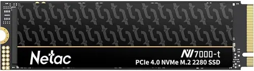Netac 1TB PCIe Gen4x4 M.2 SSD Up to 7,300 MB/s NVMe Internal SSD with Aluminum Heatspreader High-Performance Storage for Desktop and Laptop PCs Works with PS5, NV7000-t