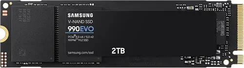 Samsung SSD 990 EVO 2TB, PCIe Gen 4x4 | 5x2 M.2 2280, Up to 5,000MB/s