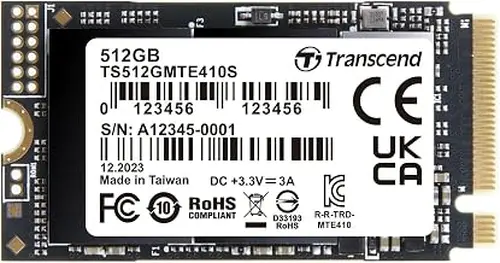Transcend 512GB MTE410S PCIe 4.0 2242 SSD, 5000MB/s, for Lenovo Legion Go