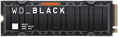 Western Digital WD Black SN850 2TB NVMe PCIe 4.0 M.2 Internal Gaming SSD with Heatsink