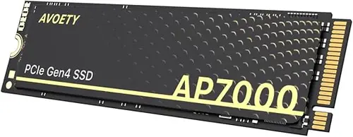 512GB SSD - M.2 NVMe PCIe Gen4x4 up to 4550MB/s Read