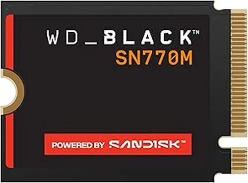 WD_Black SN770M 2TB SSD, Speeds up to 5150 MB/s, M.2 2230 for Handheld Gaming Devices and Compatible laptops, PCIe Gen 4.0, TLC 3D NAND, Great for Asus ROG Ally, Steam Deck, Microsoft Surface