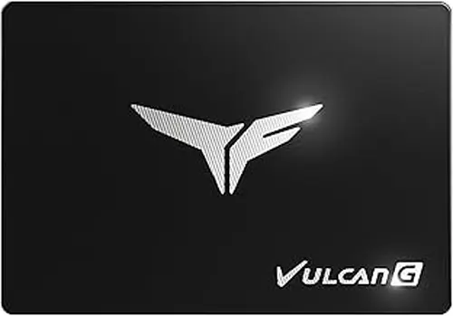 TEAMGROUP T-Force Vulcan G 512GB SLC Cache 3D NAND TLC 2.5 Inch SATA III Internal Solid State Drive SSD (R/W Speed up to 550/500 MB/s) T253TG512G3C301