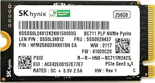 SkHynix 256GB PCIe NVMe 2242 SSD (HFM256GD3HX015N) (OEM)