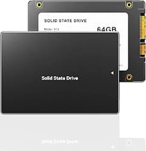 64GB SATA III SSD Internal Solid State Drive 2.5" Advanced 3D NAND Flash up to 280MB/s Hard Drive for PC Laptop