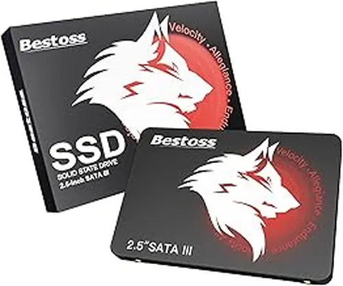 Bestoss 2TB SATA SSD - 2.5 Inch Internal Solid Drive, 6Gb/s, Up to 550MB/s