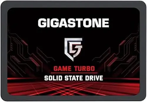 Gigastone 512GB Game Turbo SSD, Speed Up to 550MB/s with SLC Caching Gaming/PC/Desktop/Laptop Upgrade SSD 5-Year Warranty 2.5" SATA Internal Disk Solid State Drives 2.5 inches SATA 3.0 Disk