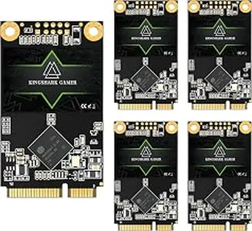 Kingshark Gamer Kingshark SSD MSATA 64GB High Performance Internal Solid State Drive for Desktop Laptop 5 Unit Package Pack [64GB(5 Packs),MSATA], 64GB (5 Packs)