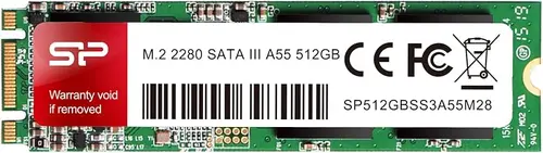 Silicon Power 512GB A55 M.2 SSD SATA III Internal Solid State Drive 2280 SU512GBSS3A55M28AC