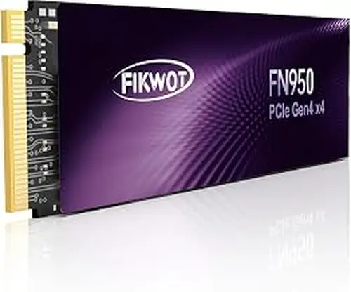 Fikwot FN950 4TB NVMe SSD PCIe Gen4x4 M.2 2280,Read Up to 5000MB/s, Configure SLC Cache, Internal Solid State Drive for PS5 Laptop Desktop