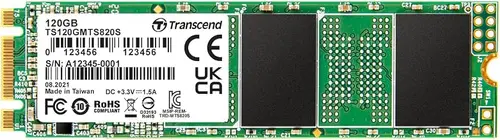 Transcend 120GB MTS820S M.2 SATA III 2280 SSD, SLC Cache, B+M Key