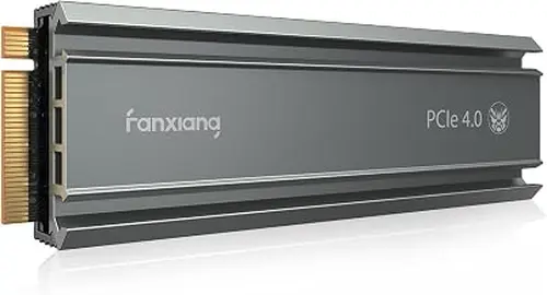 fanxiang S660 PCIe 4.0 500GB NVMe M.2 SSD for PS5 with Heatsink, Up to 5000MB/s, Internal Gaming SSD NAND SLC Cache Suitable for PS5 Enthusiasts, Technology Enthusiasts, IT Professionals