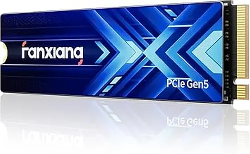 fanxiang 1TB PCIe 5.0 NVMe M.2 SSD,Up to 14000 MB/s,High Performance Solid State Drive for 8K Video Editing, AI Training,Gaming, PC, Laptop