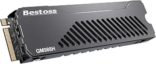 Bestoss 4TB PCIe 4.0 M.2 NVMe SSD with Heatsink,PS5 Storage,7350MB/s