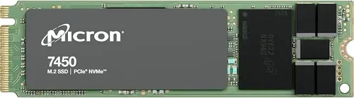 Micron 7450 PRO 960 GB Solid State Drive - M.2 2280 Internal - PCI Express NVMe [PCI Express NVMe 4.0 x4] - Read Intensive - TAA Compliant