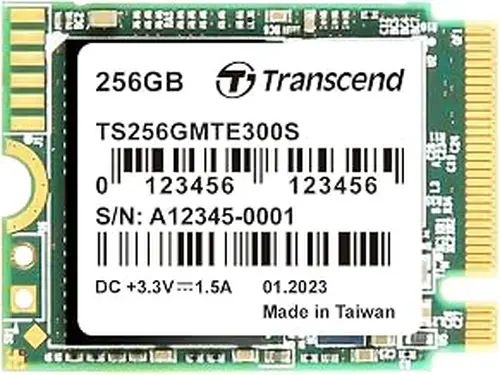 Transcend 256GB MTE300S PCIe 2230 SSD, 2000MB/s for Steam Deck, Surface Pro