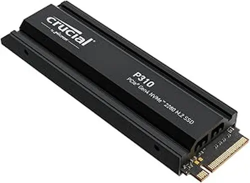 Crucial P310 4TB 3D NAND Flash PCIE GEN 4 X4 NVME M.2 Internal SSD with HEATSINK