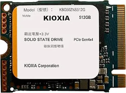 KIOXIA SSD 512GB M.2 2230 30mm NVMe PCIe 4.0 Gen 4 x 4 BG5 (OEM)