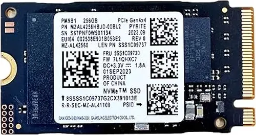OEM Samsung PM9B1 256GB M.2 PCI-e GEN 4X4 NVME SSD Internal Solid State Drive 42mm 2242Form Factor M Key