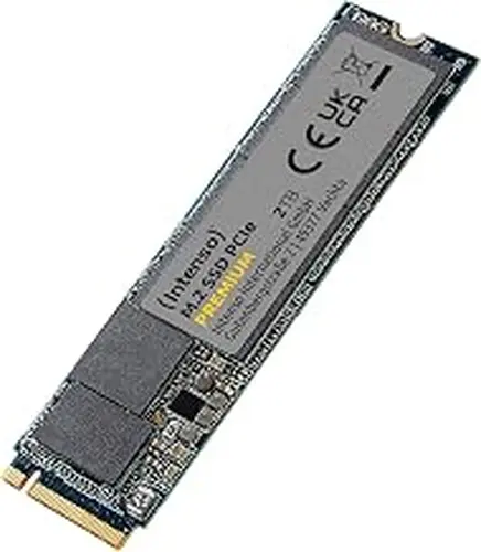 Intenso 2TB M.2 SSD PCIe Premium, up to 2100 MB/s, (PCI Express Gen.3x4 NVMe 1.3, Solid State Drive)