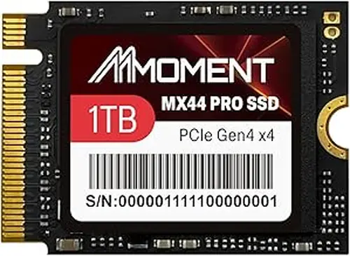 MMOMENT MX44 PRO 1TB PCIe 4.0 NVMe M.2 2230 SSD, 5000MB/s Read