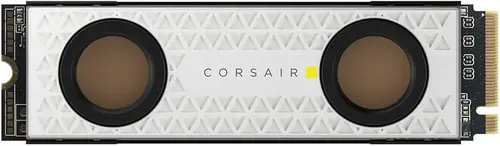 Corsair MP600 PRO XT 2TB Hydro X Edition Gen4 PCIe x4 NVMe M.2 SSD (Up to 7,000 MB/s Sequential Read and 6,550 MB/s Write Speeds, High-Density TLC NAND, Hydro X Series XM2 Water Block) White