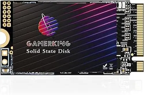 GAMERKING 1TB M.2 2242 NVMe SSD PCIe Gen3.0 x4 3D NAND TLC High Performance Internal Solid State Drive M Key 42mm, Compatible with Desktop Laptop Ultrabook Tablet