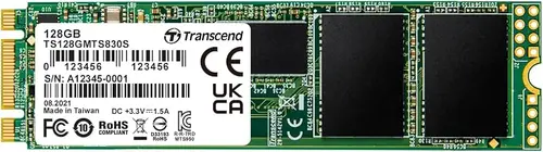 Transcend 128GB MTS830S M.2 SATA III 2280 SSD, Dram Cache, B+M Key