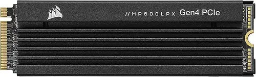Corsair MP600 PRO LPX 2TB M.2 NVMe PCIe x4 Gen4 SSD - Optimized for PS5 (Up to 7,100MB/sec Sequential Read & 5,800MB/sec Sequential Write Speeds, High-Speed Interface, Compact Form Factor) Black